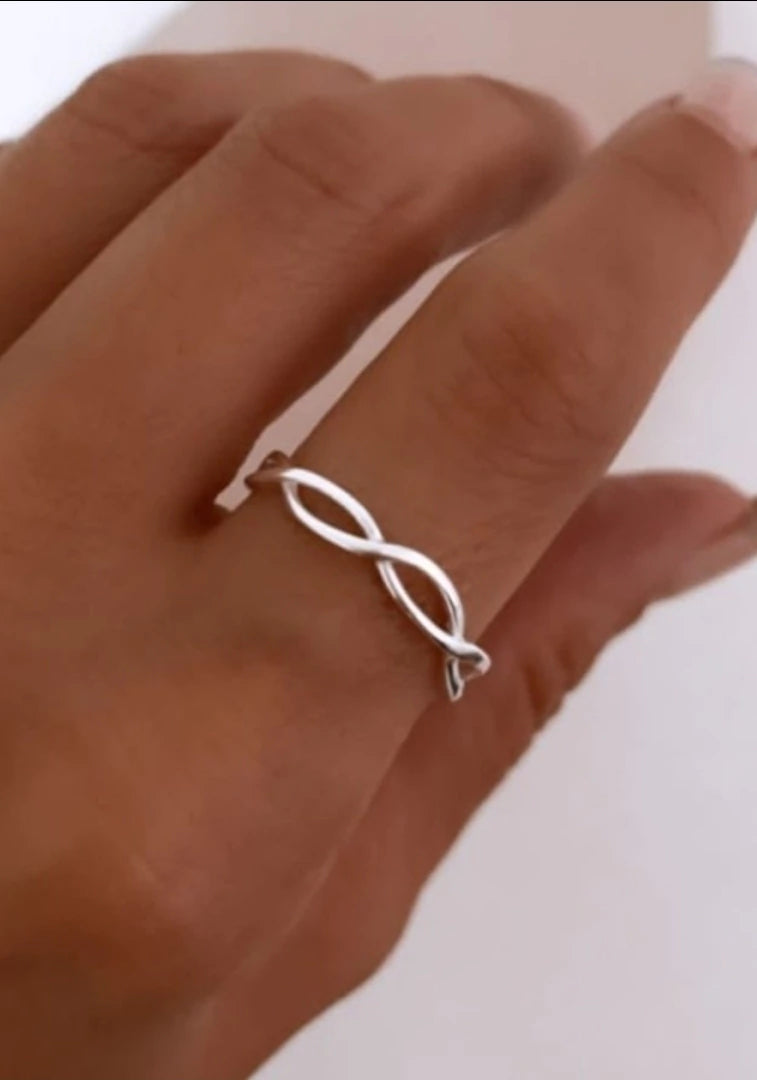 Anillo Plata Infinito AN40