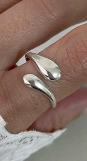 Anillo Doble Gota AN10