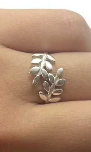 Anillo Plata Doble Rama AN66