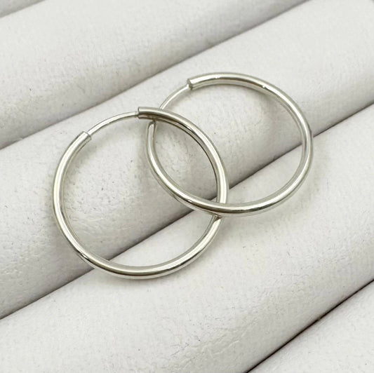 Aros Cubanos Medianos 22mm Diametro