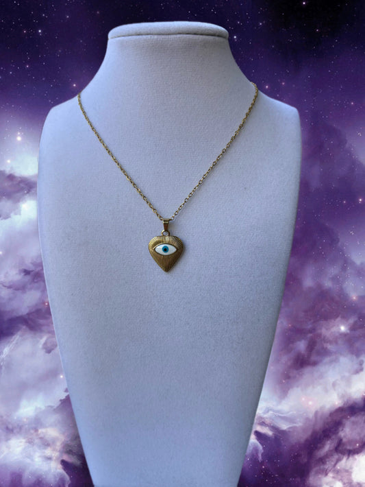 Cadena acero dorado.