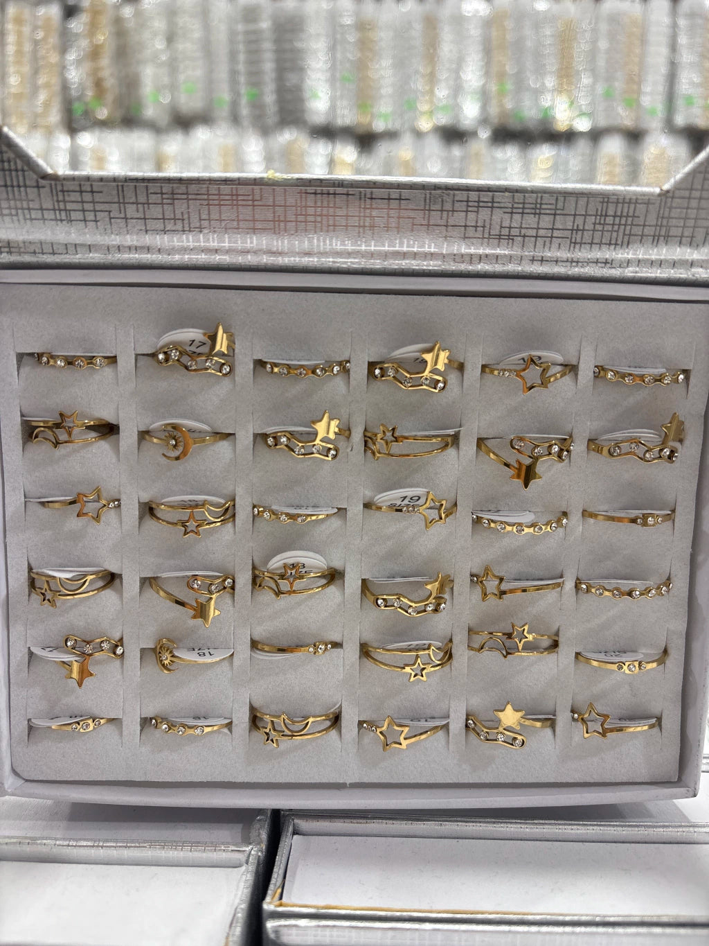 729B anillo acero dorado x36u