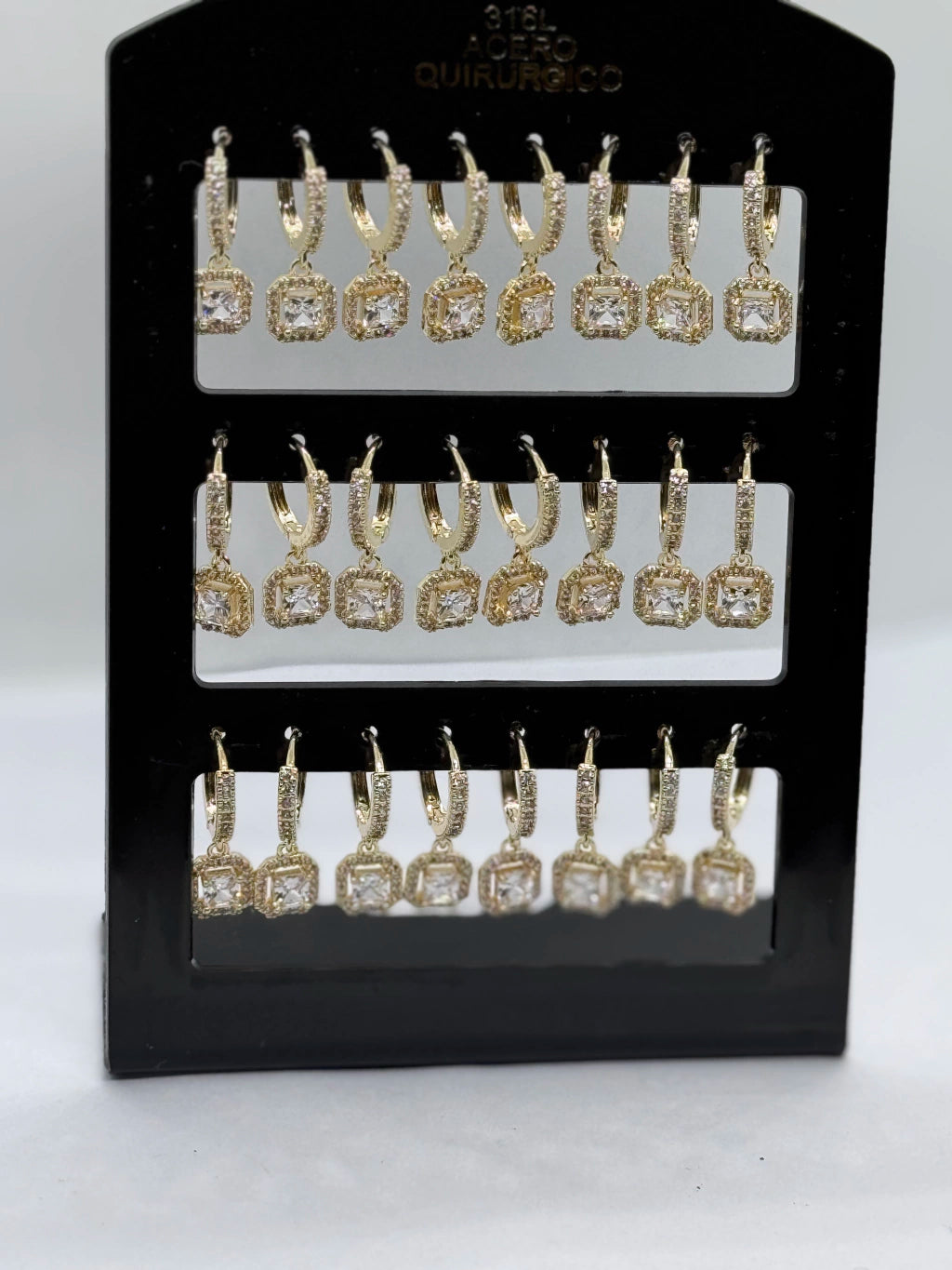 -119BAros por pack acero dorado X12