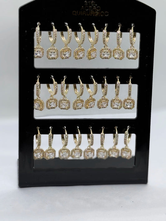 -119BAros por pack acero dorado X12