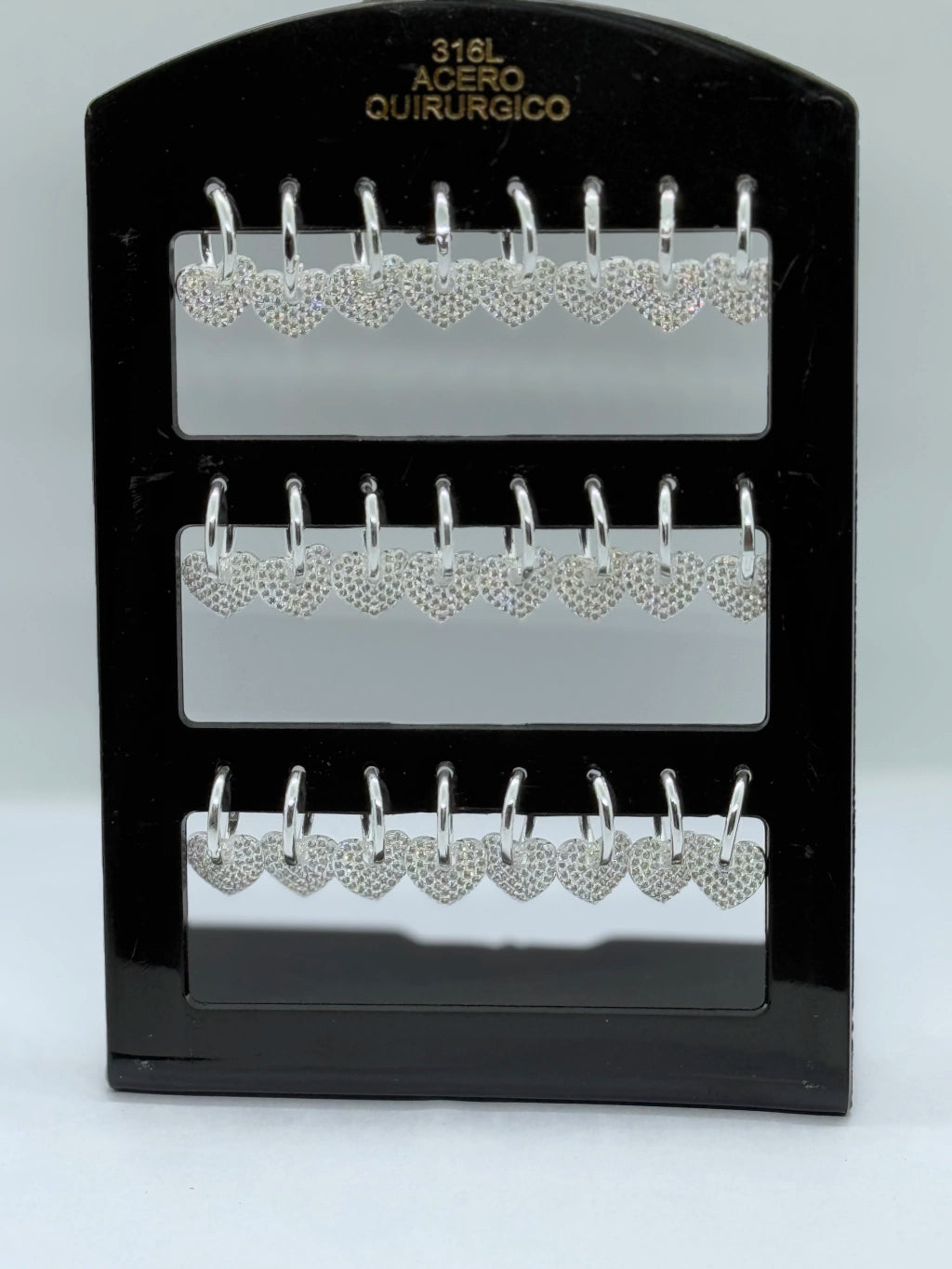 -131C Aros por pack acero blanco X12
