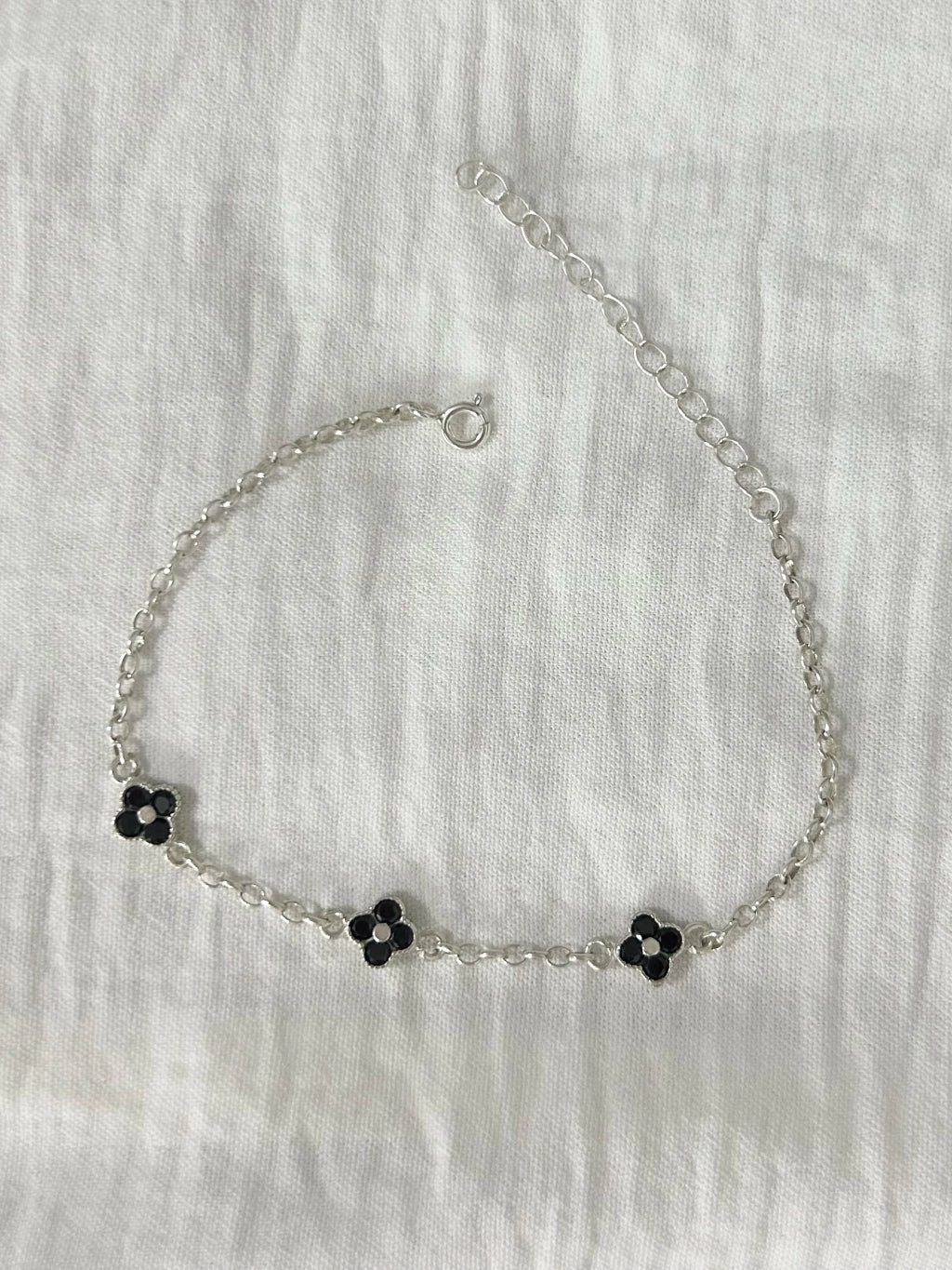 Pulsera FLOR Negro