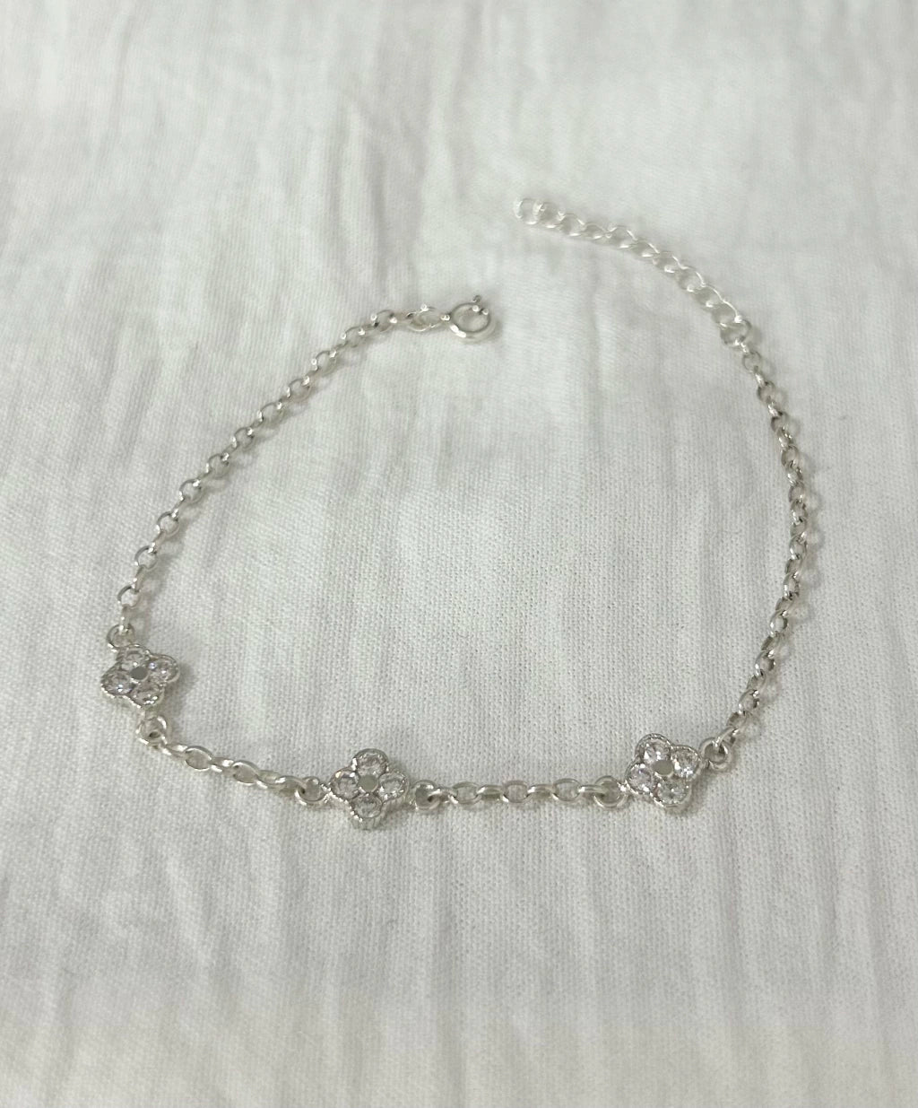 Pulsera FLOR Blanco