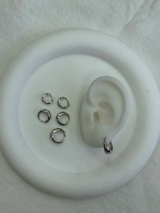 421A Aros de acero tamaño surtido mediano X12