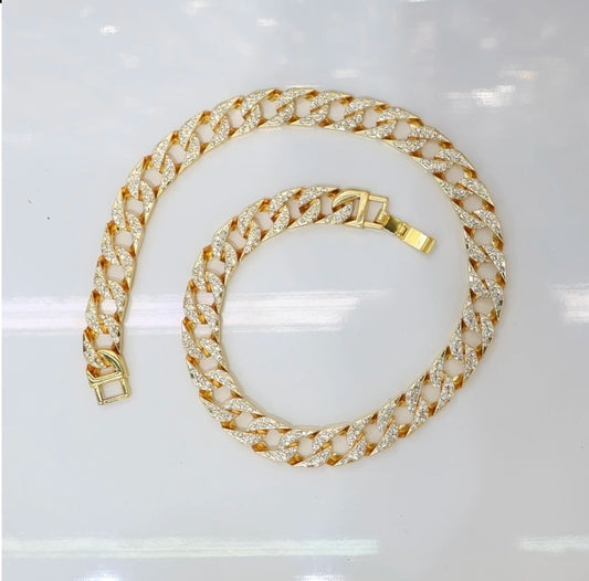 Dj-105 collar acero dorado