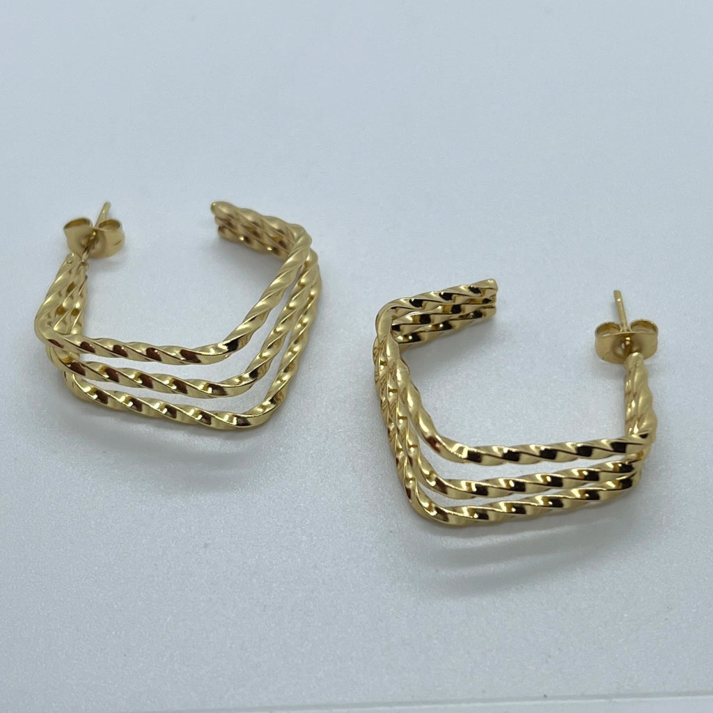 294-2 Aros dorados x12