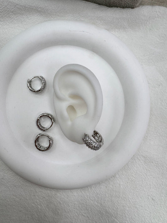 440A argollas con strass x12 acero