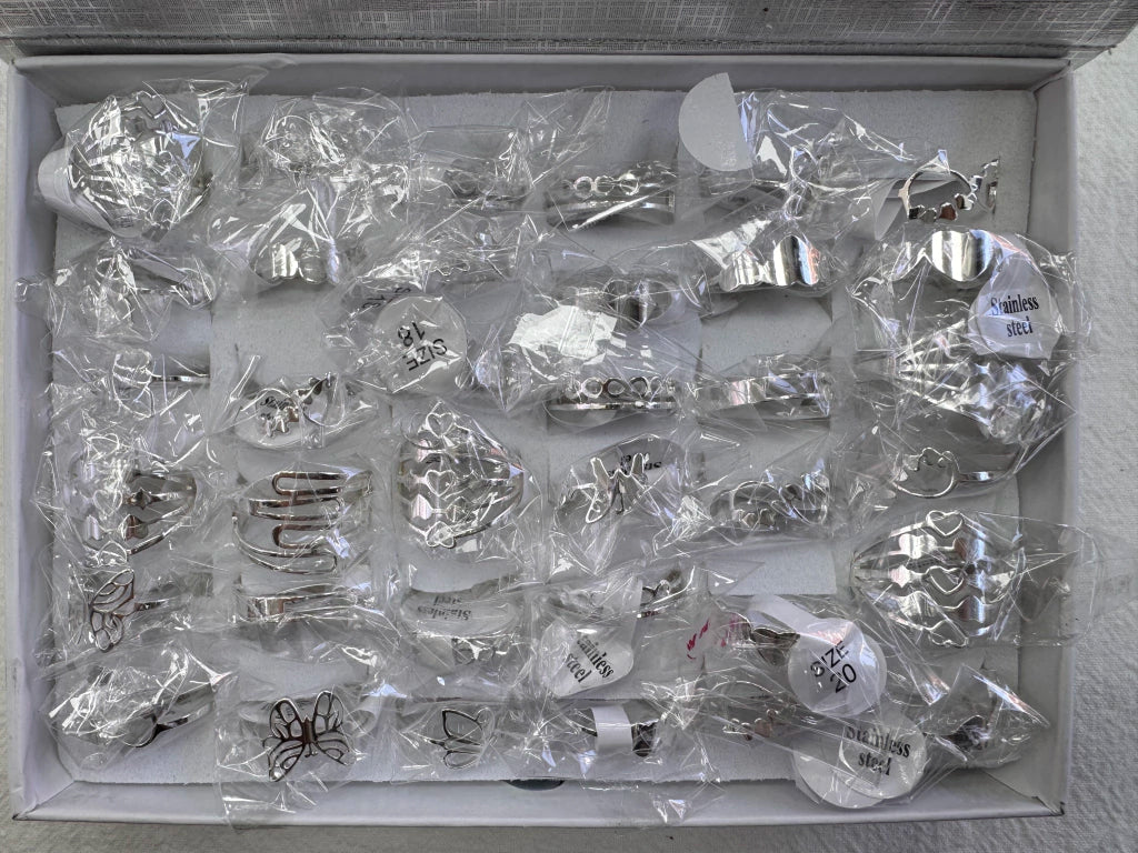 623C-1 anillos acero blanco x36