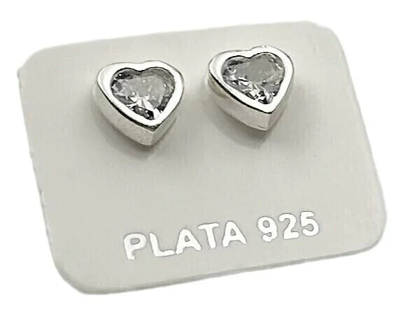 Aros Corazón c/ Piedras 5x5mm AP837