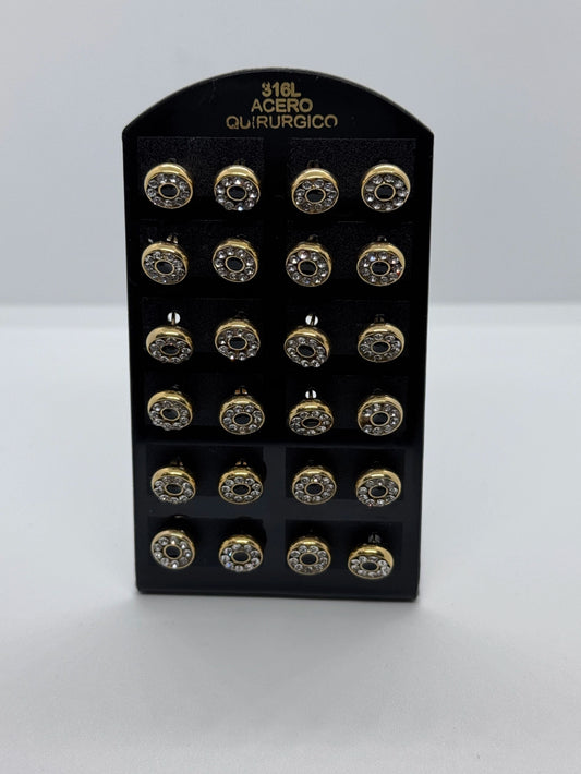 -109 aritos x 12 acero dorado