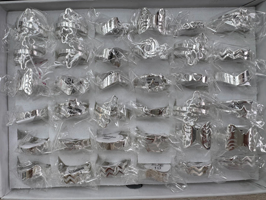 623C-11 anillos acero blanco x36
