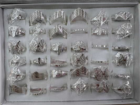 623C-4 anillos acero blanco x36