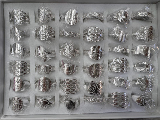 623C-12 anillos acero blanco x36