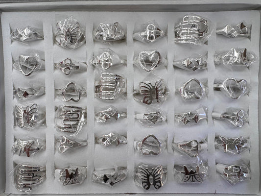 623C-2 anillos acero blanco x36