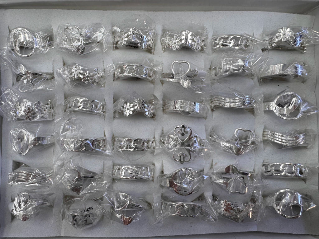 623C-10 anillos acero blanco x36
