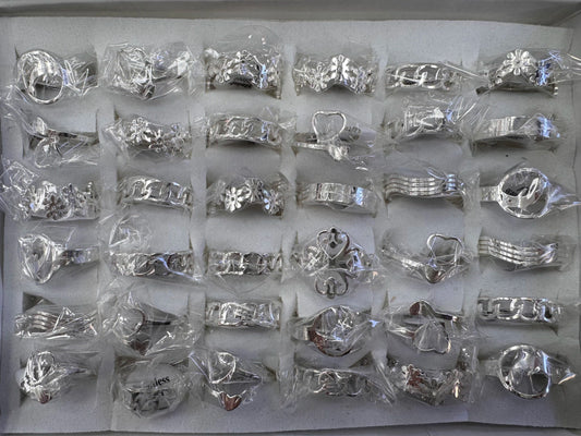 623C-10 anillos acero blanco x36