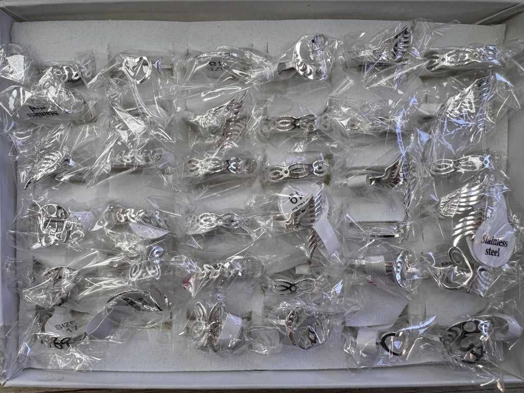 623C-3 anillos acero blanco x36