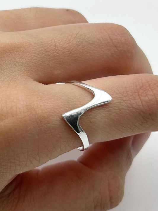 Anillo Rayo Plata 925 AN26