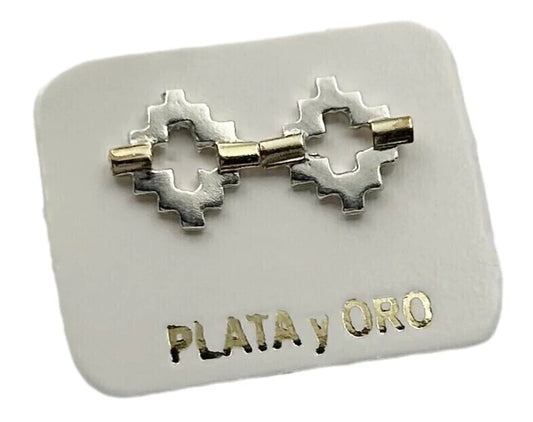 Aros de Plata y Oro A131