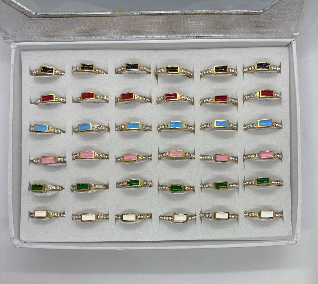 510B anillo acero dorado x36u