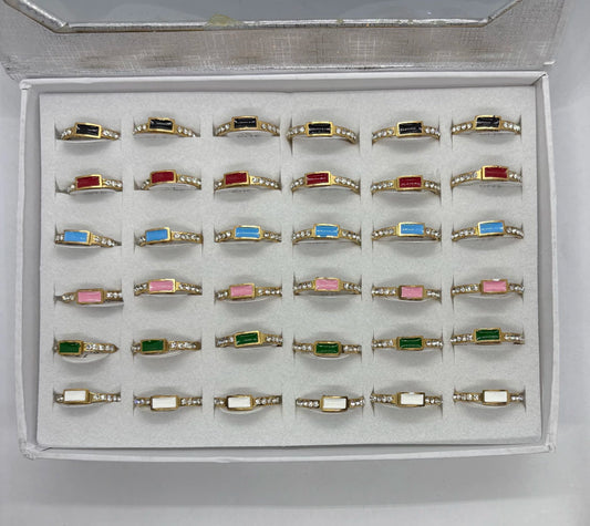 510B anillo acero dorado x36u