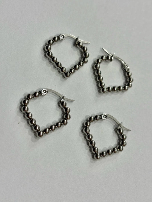 -559A argollas acero plateado x12