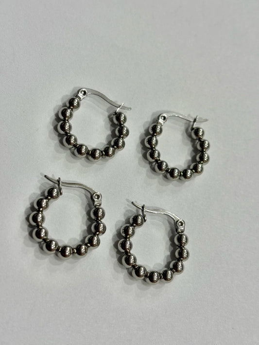 -556A argollas acero plateado x12