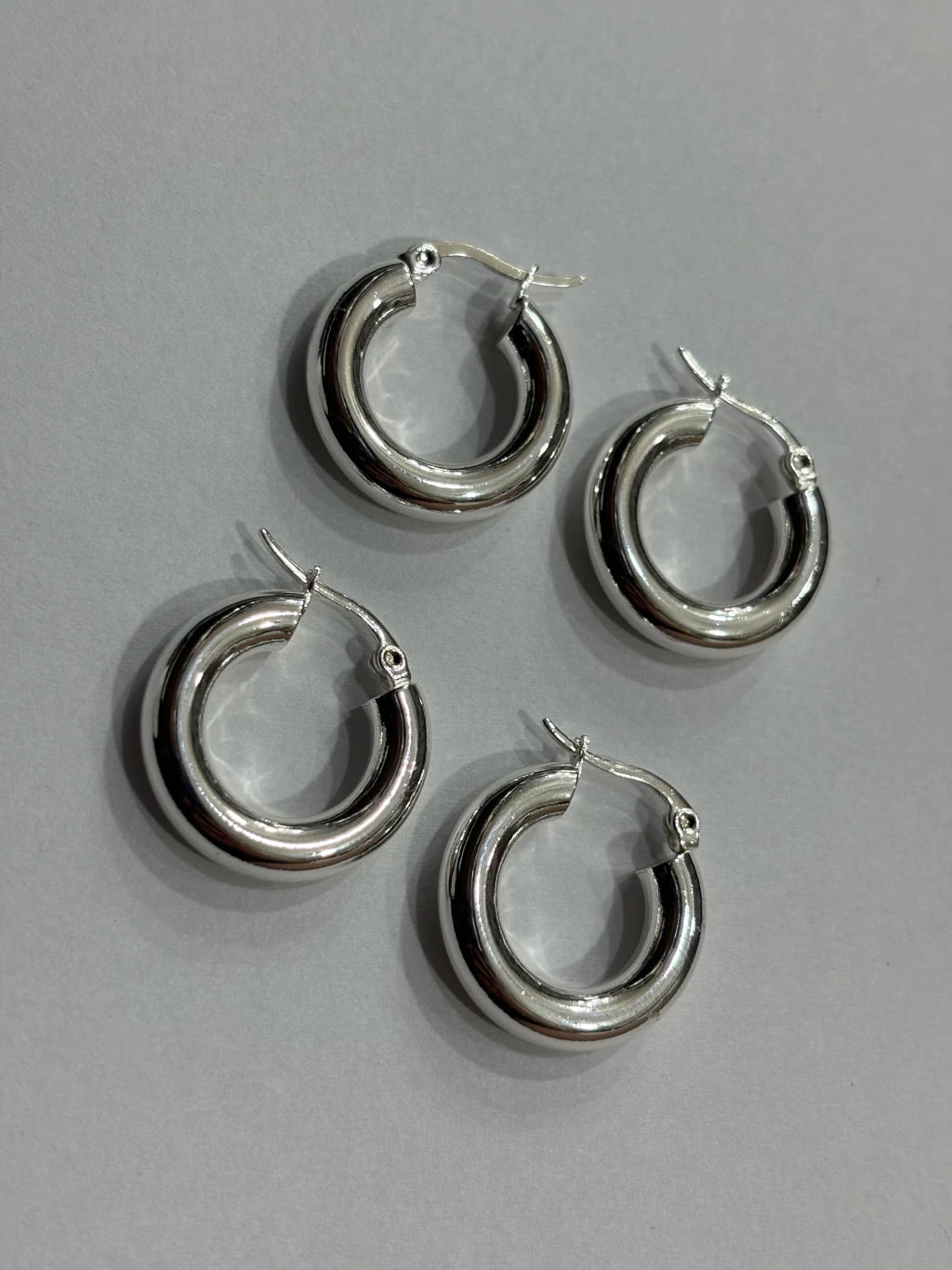 632-C2 argollas acero blanco x12