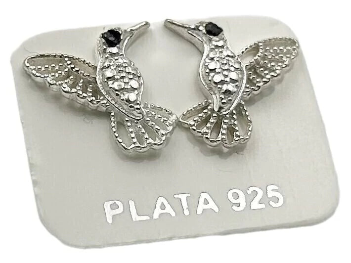 Aros Colibrí Calado c/ Piedra AP570