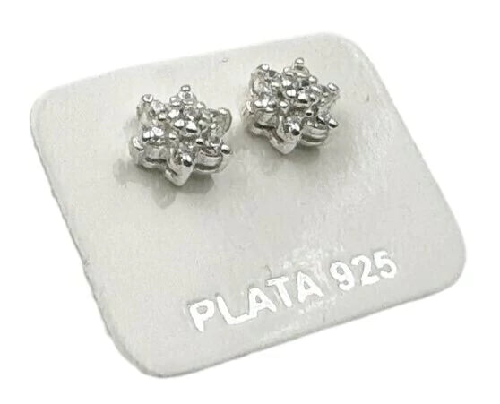 Aros Roseta Plata 925