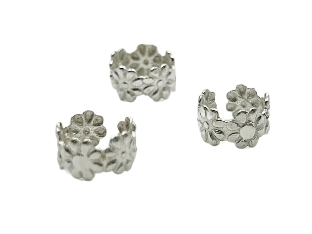 Cuff de Plata 925 Flor