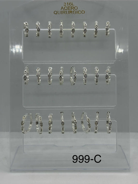 999-C colgante de acero blanco