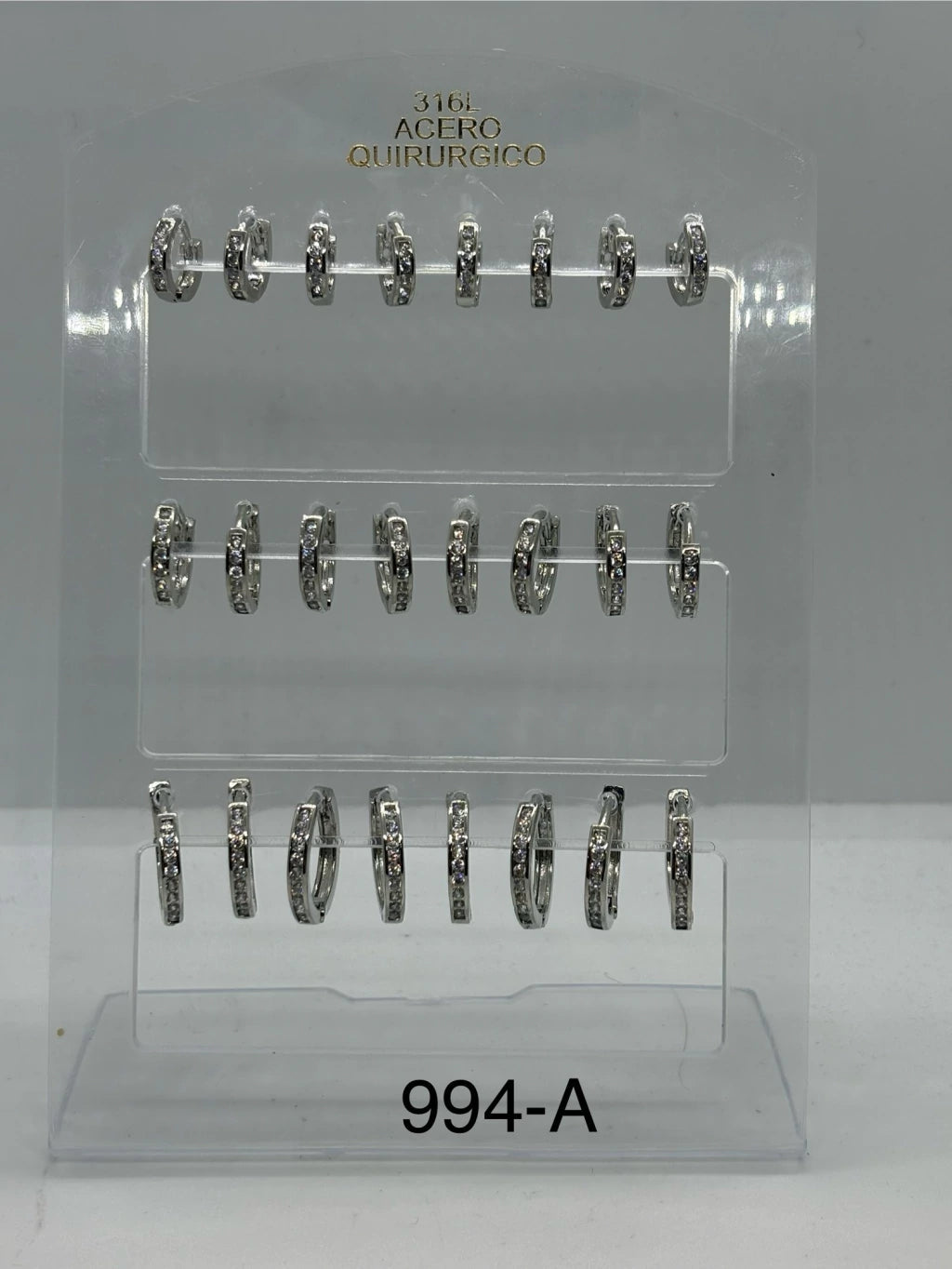 994-A colgante de acero plateado