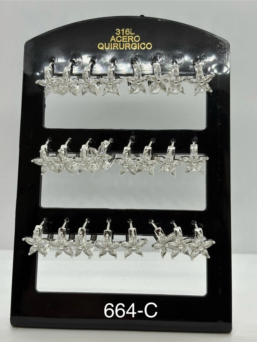 664-C colgante de acero blanco