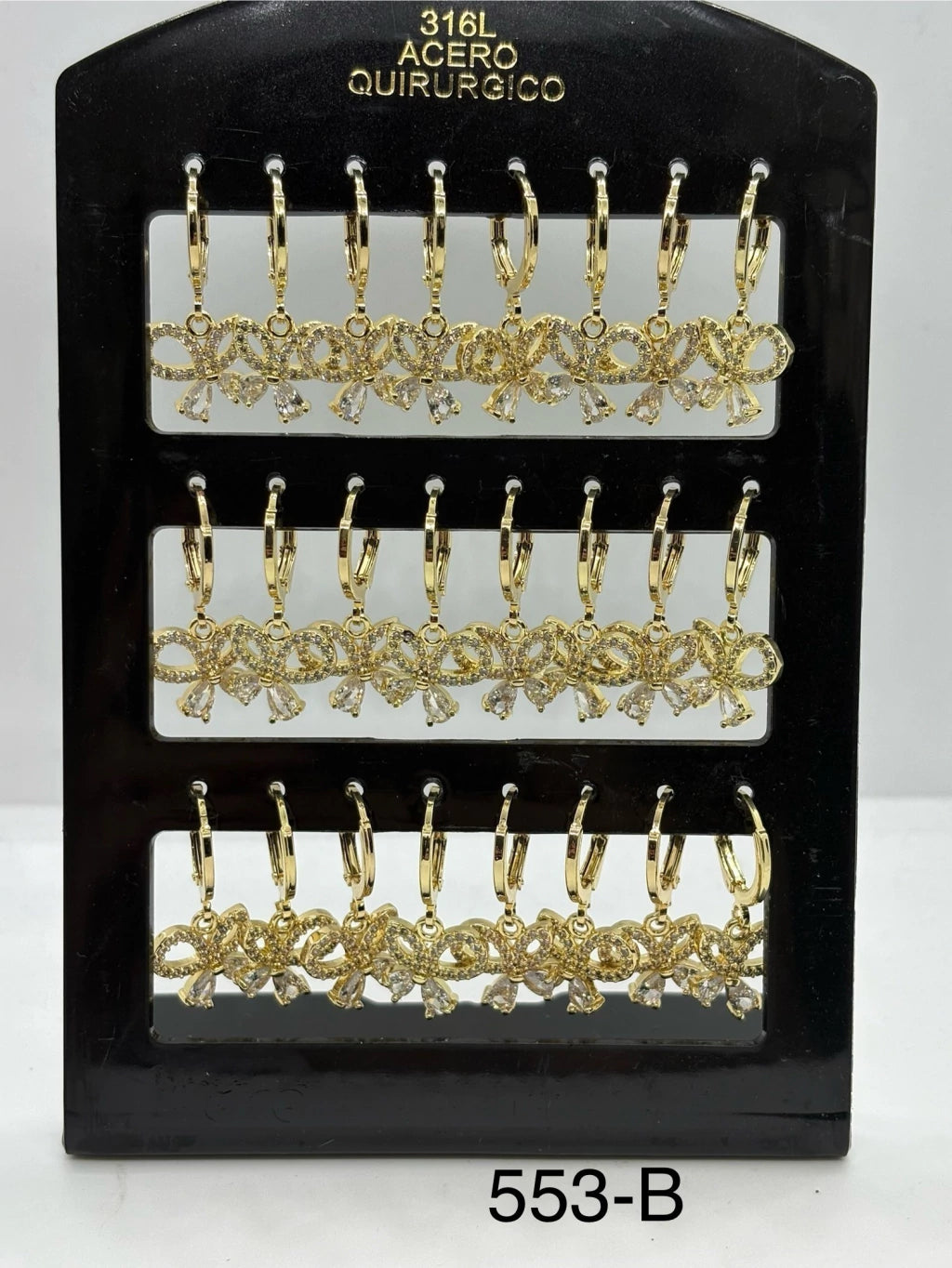 553-B colgante de acero dorado
