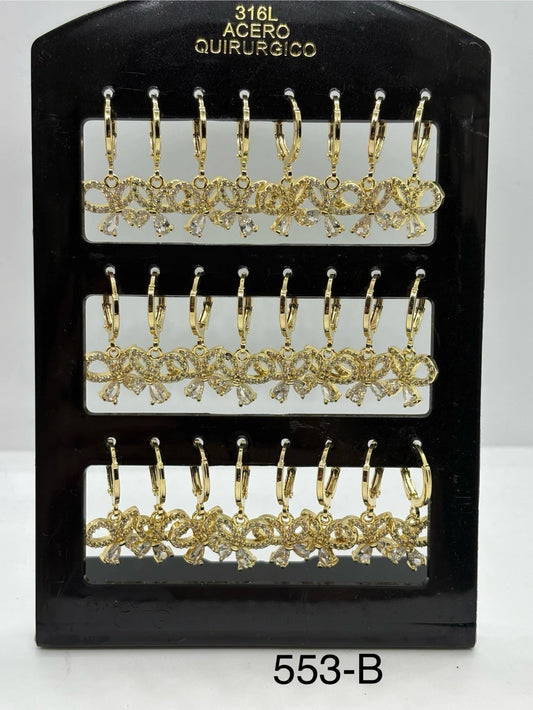 553-B colgante de acero dorado