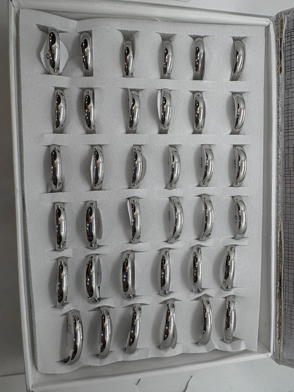 Anillos lisos de acero (36 UNIDADES) 4mm