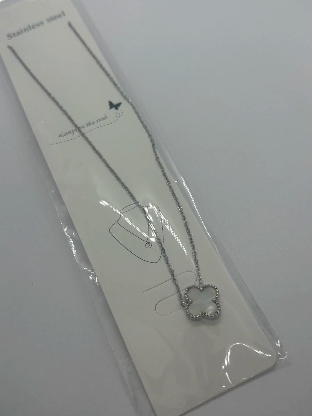 Collar de trébol de acero 12MM