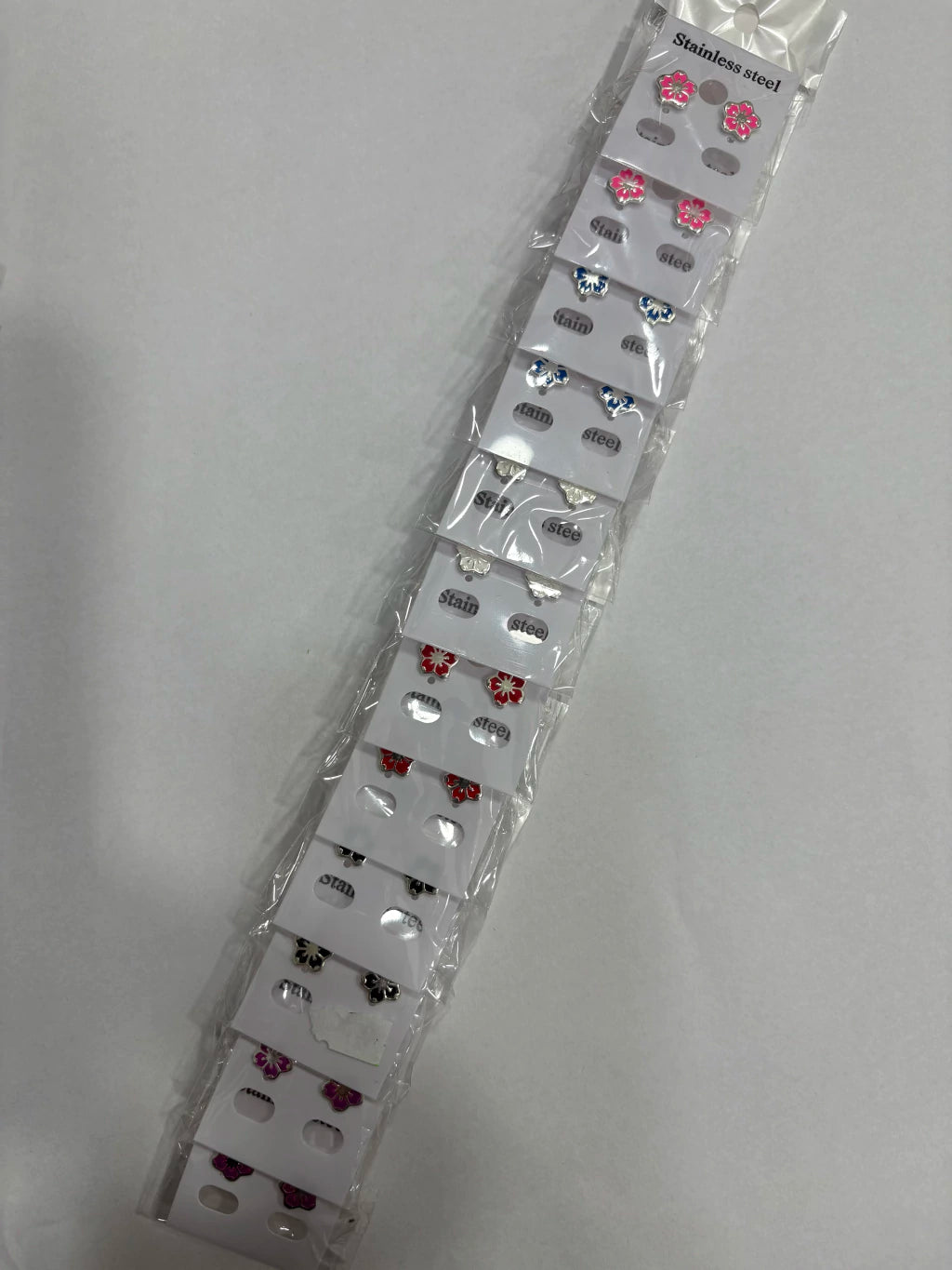 Aritos de acero blanco x12 (3)