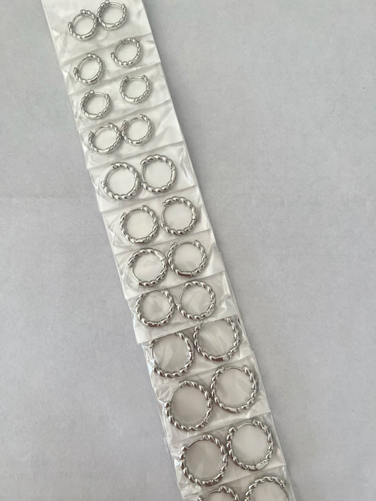 Aritos de acero x12 663-A