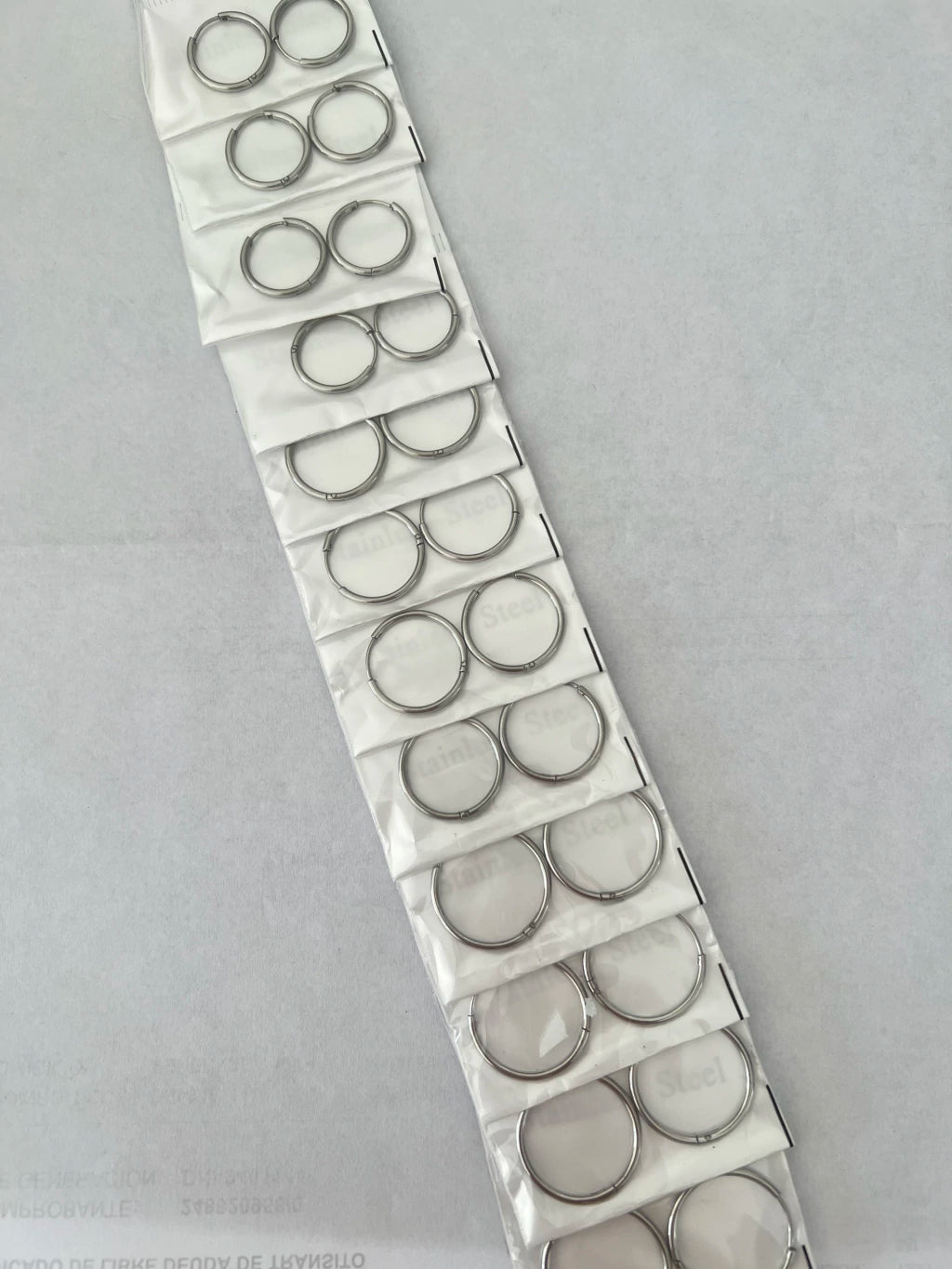 Aritos de acero x12 409-1-A2