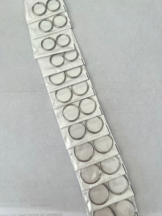 Aritos de acero x12 409-1-A2