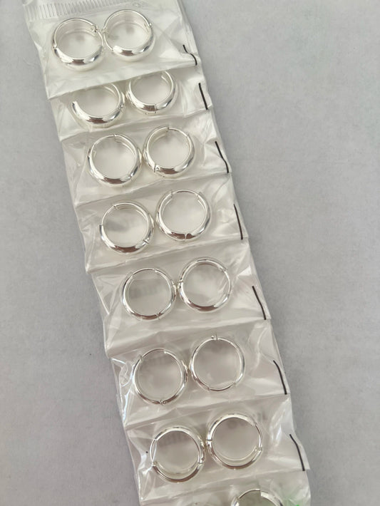 Aritos de acero blanco x12 416-C3