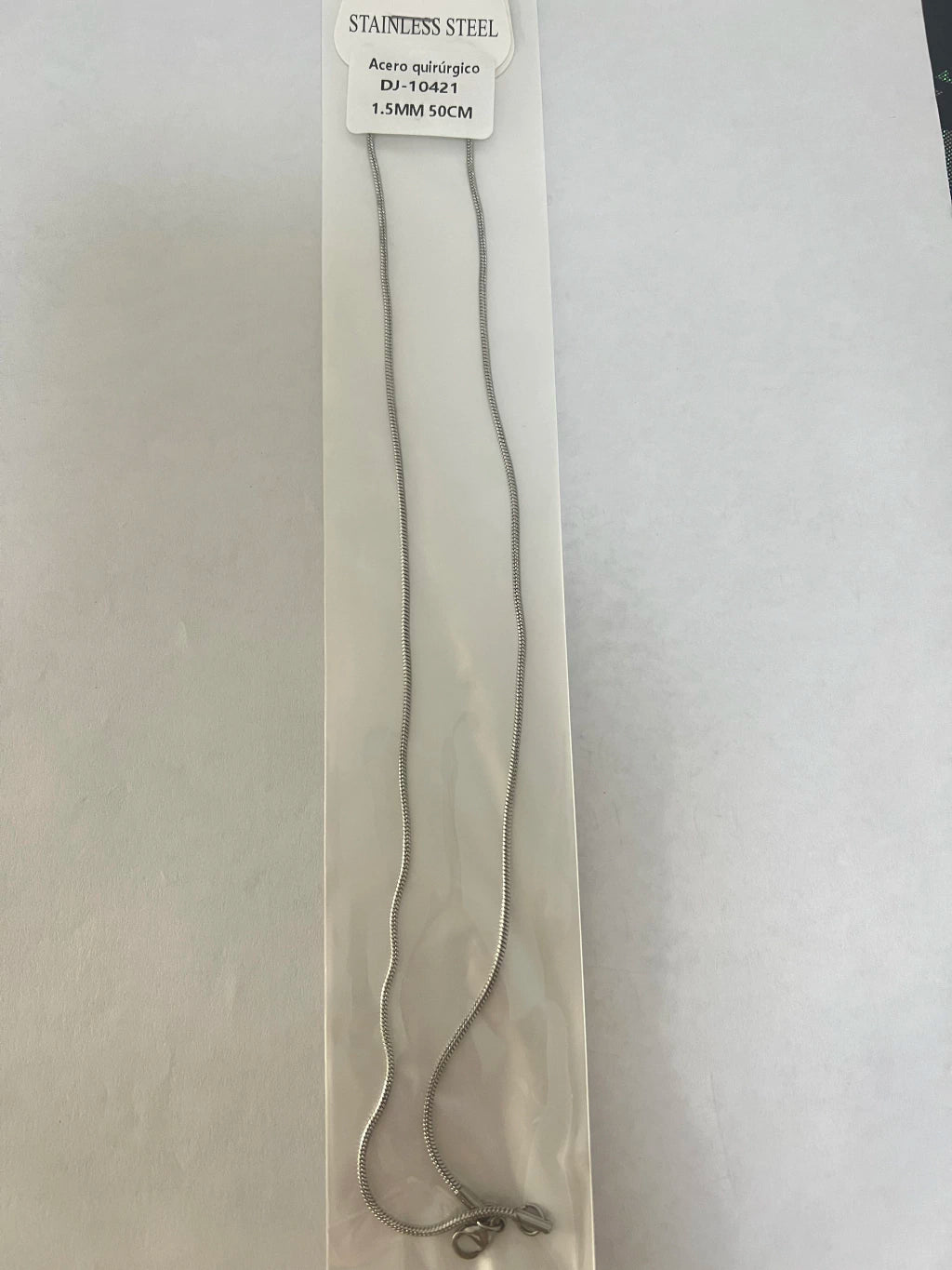 10421 1.5mm 50cm Cadena de acero