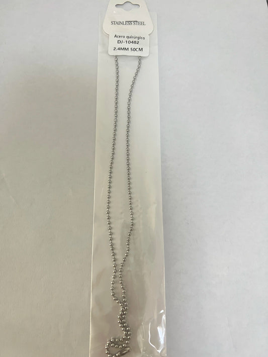 10482 2.4mm 50cm Cadena de acero