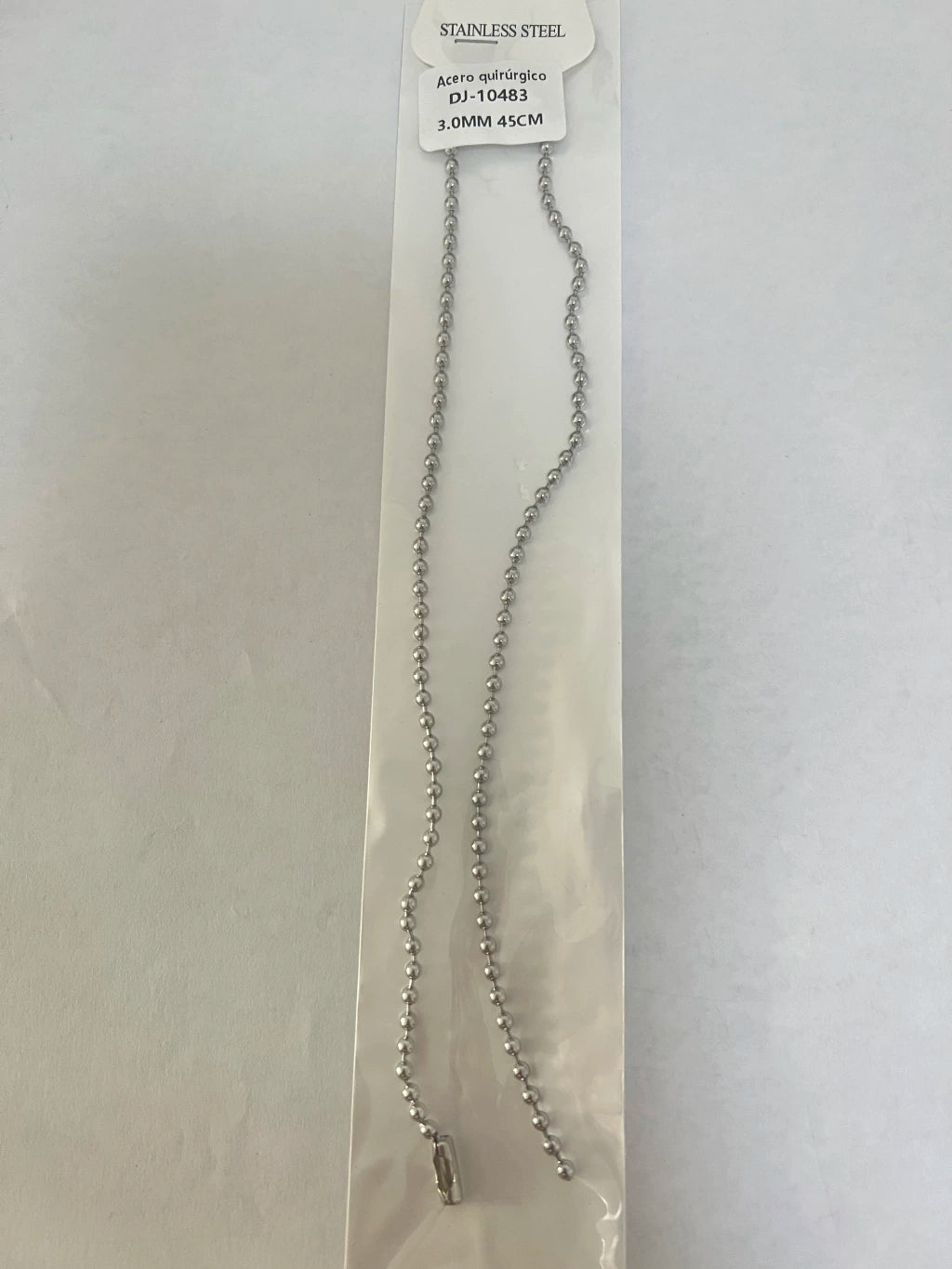 10483 3.0mm 45cm Cadena de acero
